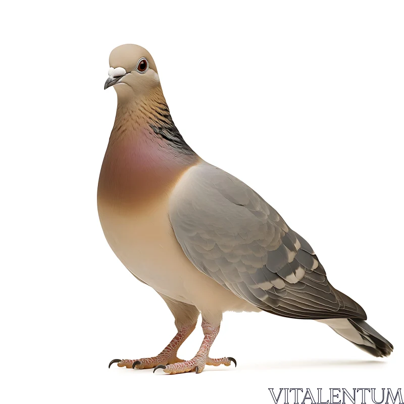 Serene Pigeon Bird Image AI Image