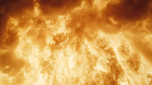 Burning Blaze with Vibrant Heat Waves
