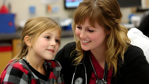 Nurse's Compassion: A Child's Comfort