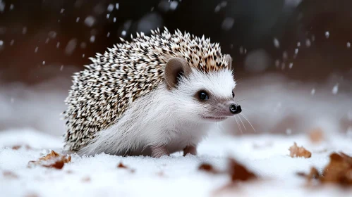 Hedgehog in Winter