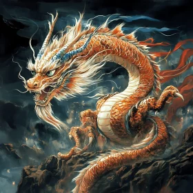 Legendary Dragon Art, Mythical Creature