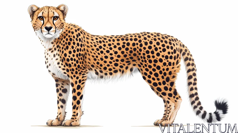 Cheetah Art: A Glimpse into the Wild AI Image