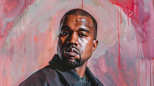 Kanye West in Surreal Abstract Art