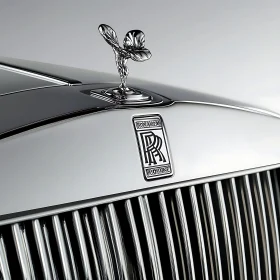 Detailed View of Luxury Automobile Emblem