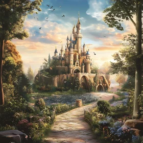 Majestic Castle Landscape