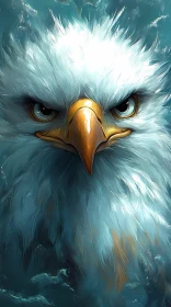 Eagle's Intense Gaze