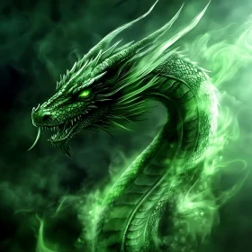 Jade Wyrm: A Fantasy Portrait