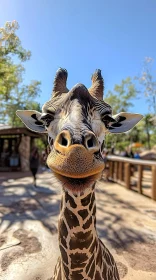 Giraffe Wildlife Portrait