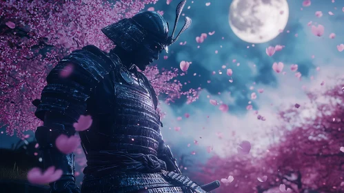 Blossom and Blade: Samurai in Spring