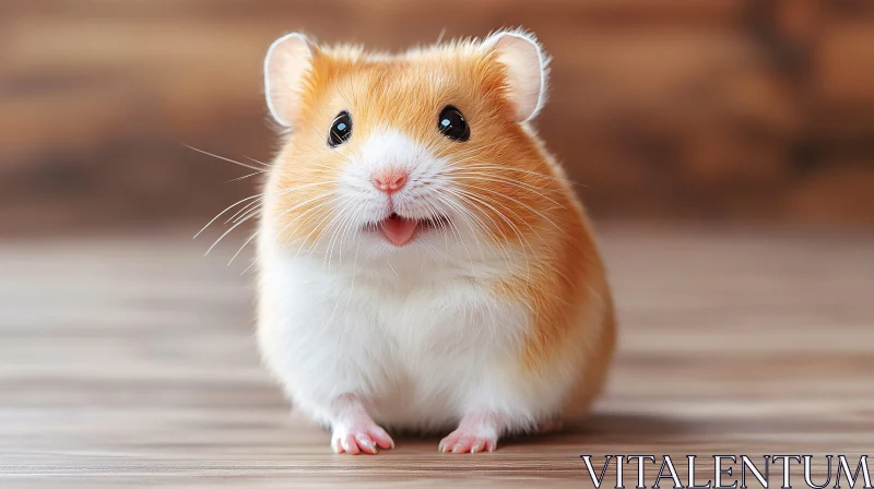 Charming Hamster Image AI Image