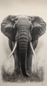 Elephant Art Sketch