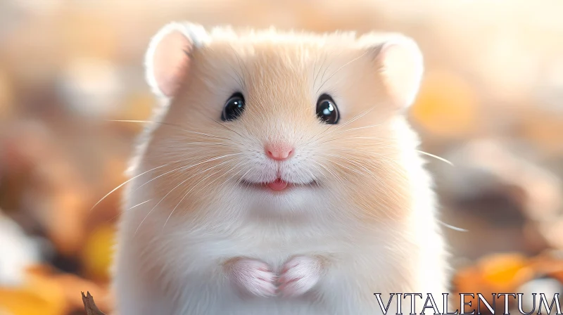 Charming Pet Hamster AI Image