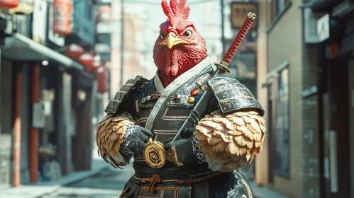 Samurai Chicken: A Fowl Warrior