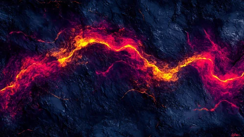 Vivid Lava Stream