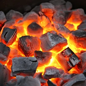 Radiant Charcoal Embers
