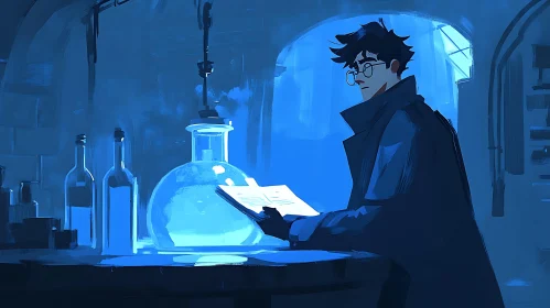 Blue Laboratory Experiment