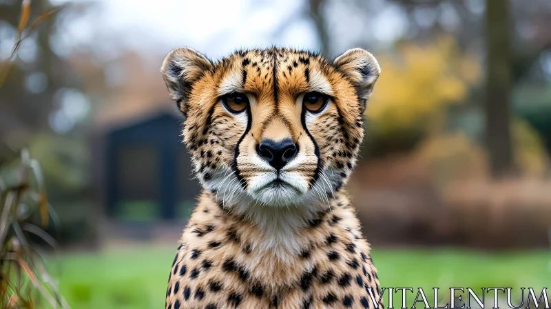 Cheetah Wildlife Portrait AI Image