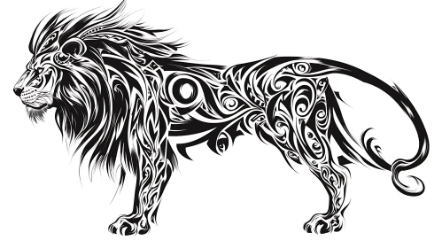 Ornamental Lion Design