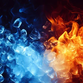 Frozen Ice Meets Blazing Fire