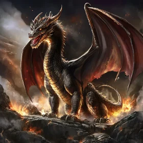 Dragon on a Burning Land