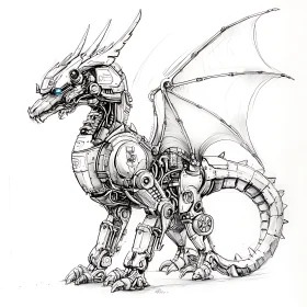 Robotic Dragon: Fusion of Myth and Machine