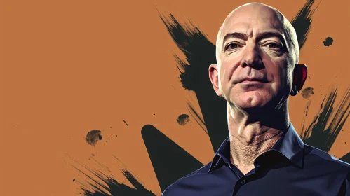 Jeff Bezos Artistic Portrait