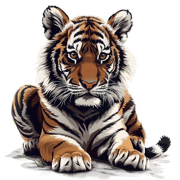 Striking Tiger Graphic Design