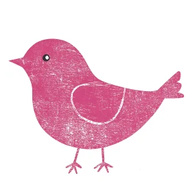 Simple Bird Graphic Art