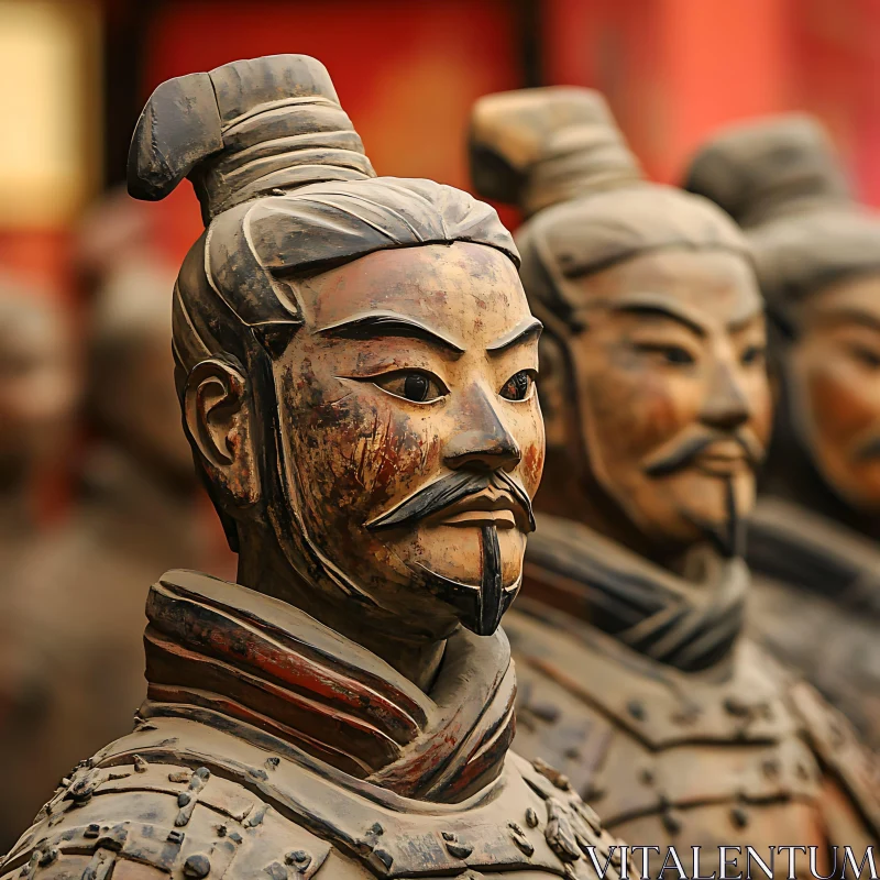 AI ART Qin Dynasty Terracotta Army Sculptures