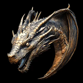 Dragon Head Statue