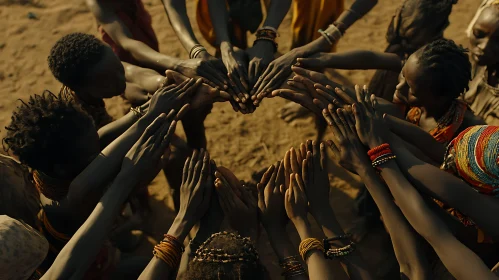 Circle of Hands: Strength in Unity