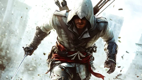 Assassin's Creed Character with Sword