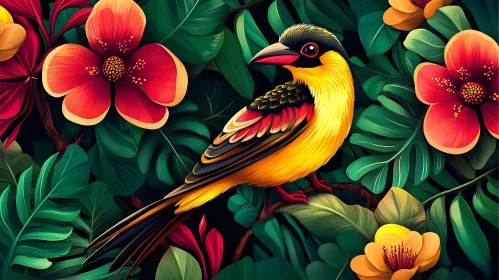 Bird in a Tropical Paradise