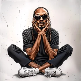 Snoop Dogg Art Portrait