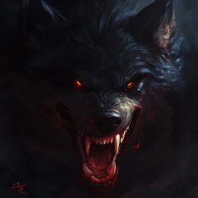 Fearsome Werewolf Close-Up