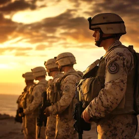 Line of Duty: Soldiers in Formation