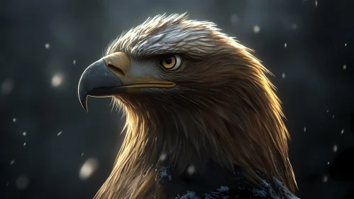 Close-Up Eagle Portrait