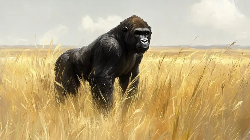 Gorilla in Natural Habitat