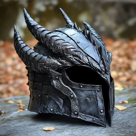 Horned Dragon Warrior Helmet