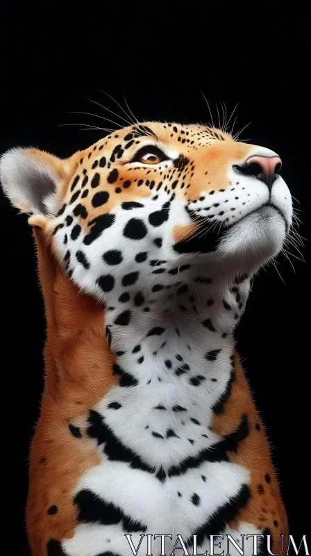 AI ART Leopard Artistry and Elegance