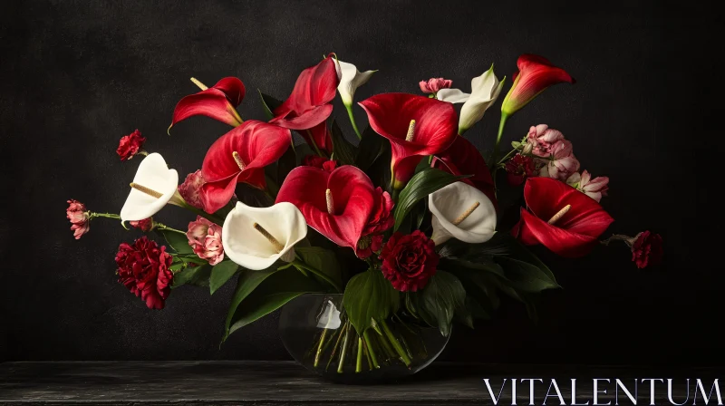 AI ART Striking Calla Lily Floral Display