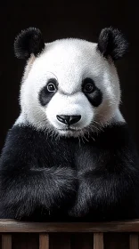 Panda Close-Up Portrait