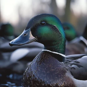 Detailed Duck Close-Up