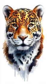 Wildlife Art: Tiger Face