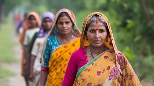 Women in Traditional Indian Attire