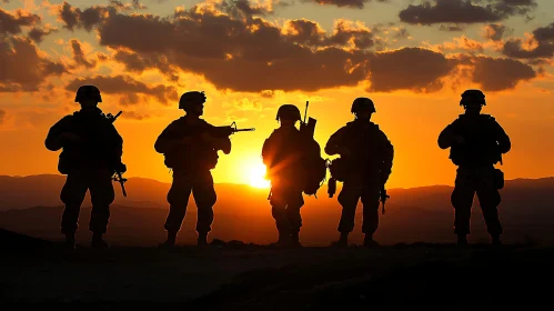 Military Sunset Patrol