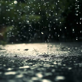 Rain Droplets and Ripples