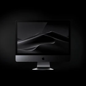 Sleek iMac with Sand Dune Display