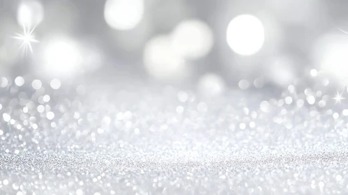 Abstract Silver Glitter Texture