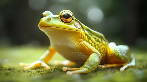 Colorful Frog in Wilderness
